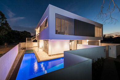 This is an example of a modern exterior in Adelaide.