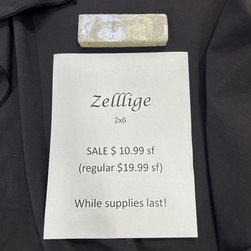 5.5&rdquo;x 2&rdquo; &frac34;&rdquo; Zellige tiles - Tile