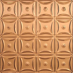 0607 Tin Ceiling Tile - Classic - DELICATE DAISIES - Ceiling Tile
