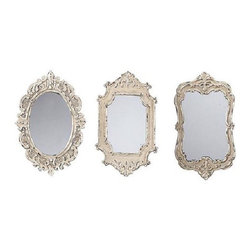 Victorian Inspired Mirrors, Set of 3 - Products
