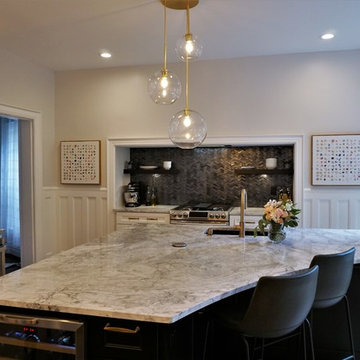 Black and White Village Kitchen