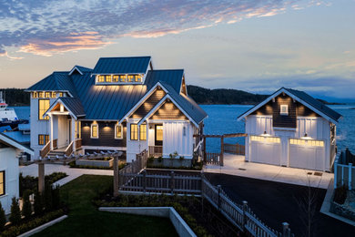 Example of an exterior home design in Vancouver