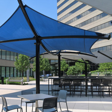 Shade Sails At Chicago Business Center