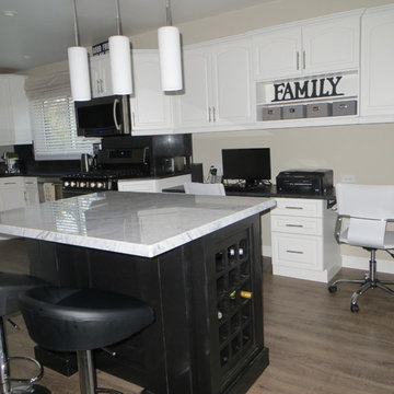 WHITE KITCHEN/MAIN FLOOR MAKEOVER