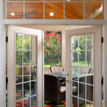 Hybrid Eze-Breeze Sunroom with Infrared Heaters