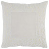 Jaipur Living Birch Trellis Throw Pillow, Gray/Cream, Down Fill