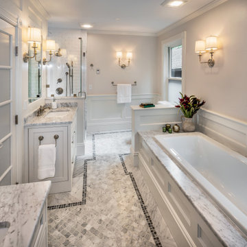 An All White Bathroom That's Anything But Boring