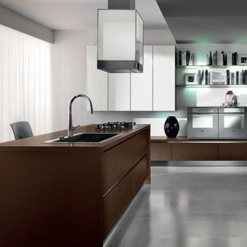 Modern Italian Custom Made Kitchens by LUBE