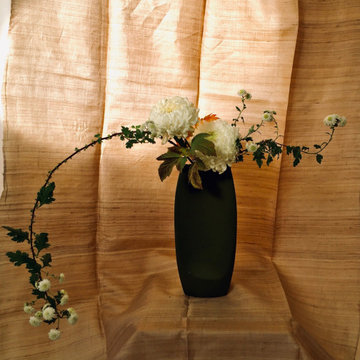 Slow Flowers November 2019 - design inspiration with heirloom chrysanthemums