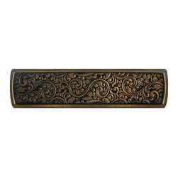 Inviting Home Inc. - Saddleworth Pull, Antique-Style Solid Bronze - Cabinet And Drawer Handle Pulls