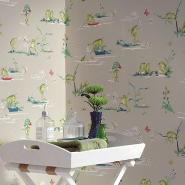 Bathroom wallpaper ideas