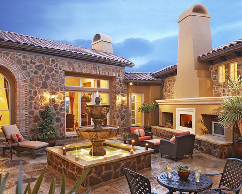 Tuscan Courtyards | Houzz