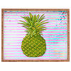 Deny Designs Madart Inc Striped Pineapple Rectangular Tray