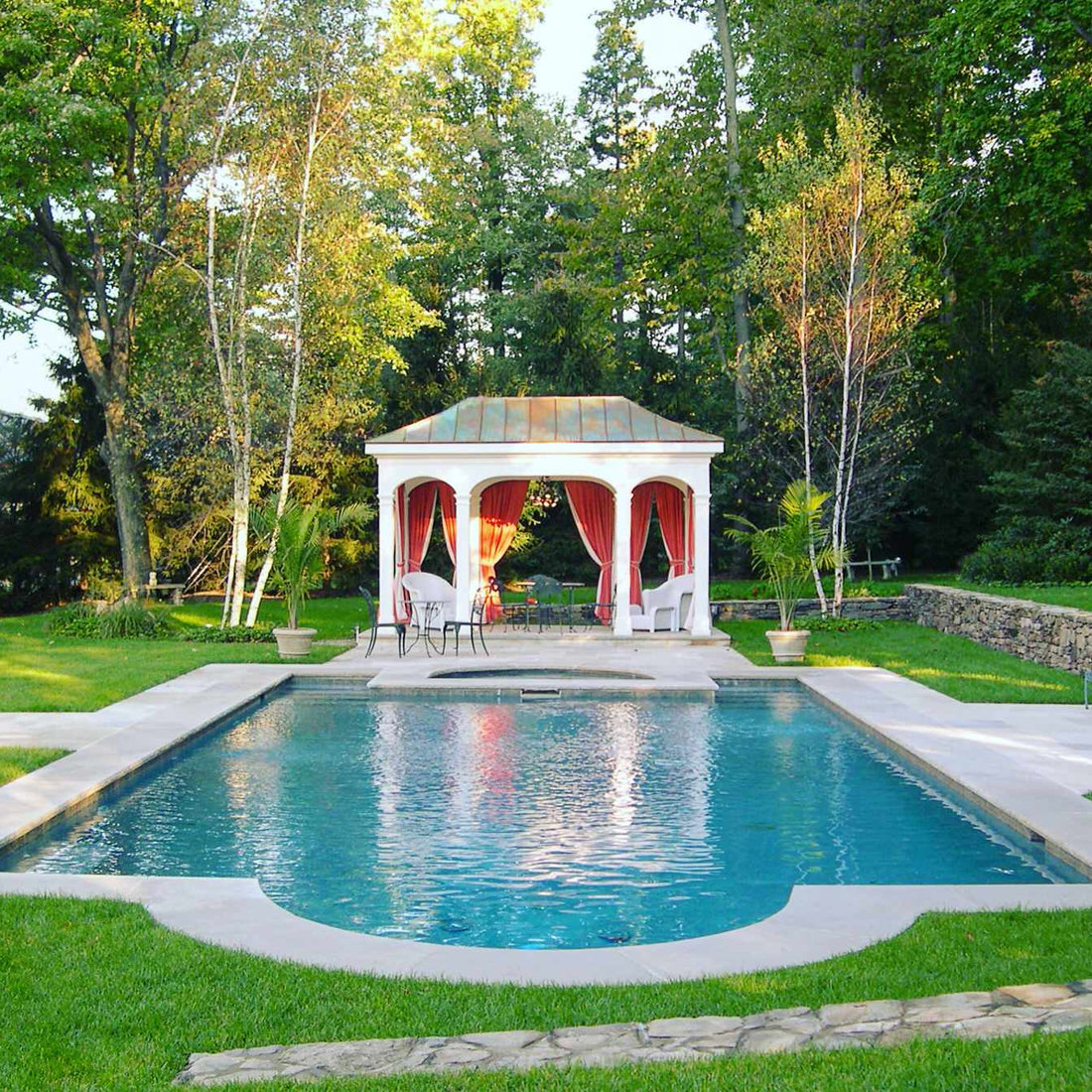 Pool, Spa and Canopy Structure