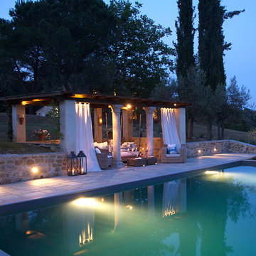 Villa con piscina nelle colline toscane