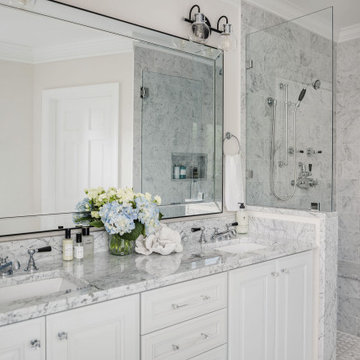 From Logs to Luxury Master Bath