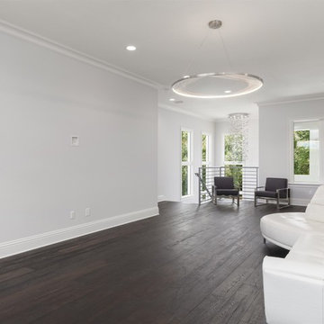 Transitional Custom Home on Lake Clarice in Windermere