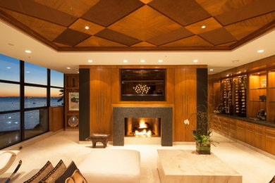 Inspiration for a contemporary living room remodel in Vancouver