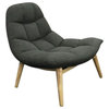 Maja Lounge Chair, Dark Gray