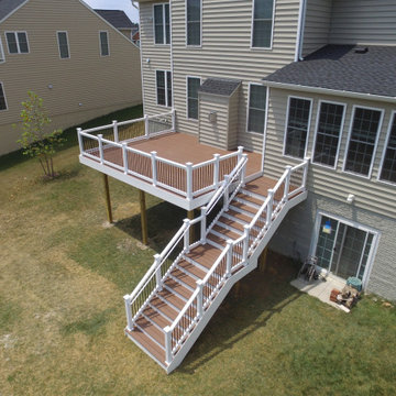 Azek Morado Deck with Stairs in Mount Airy, MD