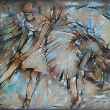 Impressionist Ballet Painting