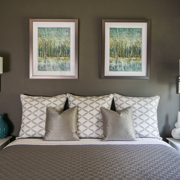 Gray & White Bedroom