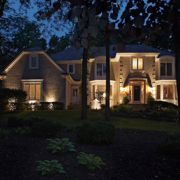 Outdoor House Lighting (Before & After)