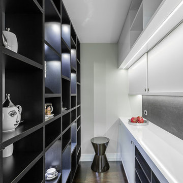 Sleek kitchen