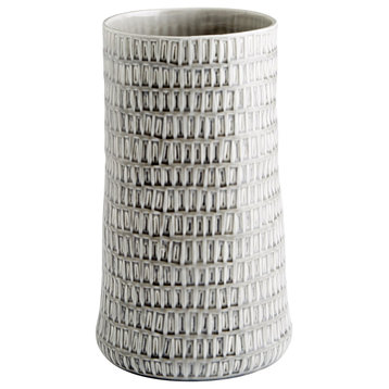 Cyan Somerville Vase 10915 - Oyster Silver