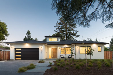 Example of a danish exterior home design in San Francisco