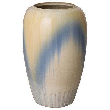 26 in. Tall Falling Rain Porcelain Vase