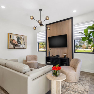 Modern Comfort: A Living Room Designed for Relaxation