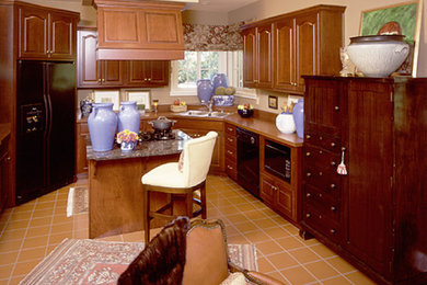 Elegant kitchen photo in Indianapolis