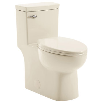 Classe 1-Piece Toilet With Front Flush Handle 1.28 gpf, Bisque