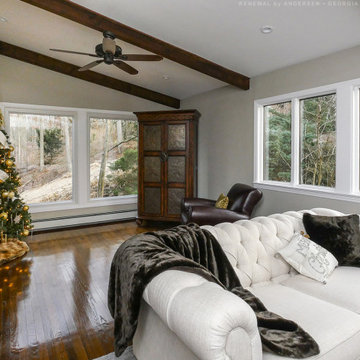 Gorgeous Living Room with New White Windows - Renewal by Andersen Georgia
