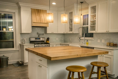 Inspiration for a country kitchen remodel in Other