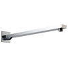 ALFI Square Wall Mounted 20" Shower Arm, Polished Chrome