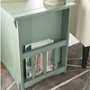 Powell Parnell Side Table With Teal Finish D1119A17T