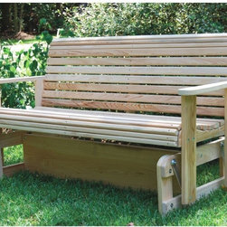 Cypress Roll Back Glider - Outdoor Gliders