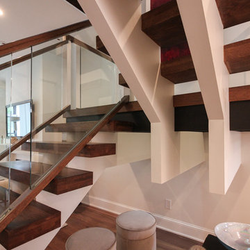 Project #68 | Ultra-Modern Staircase with Glass Landings