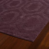 Kaleen Hand-Tufted Imprints Modern Wool Rug, Purple, 9'6"x13'6"