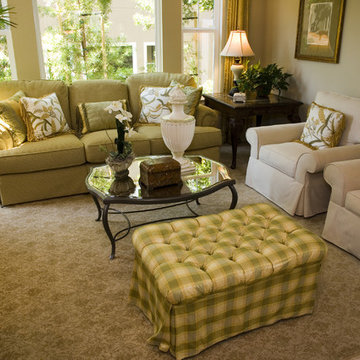 Custom Draperies & Coordinating Pillows