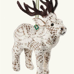 Lacy Reindeer Ornament - Christmas Ornaments