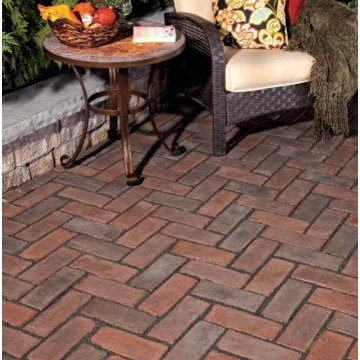 Unilock - Paver patio by Unilock with Town Hall
