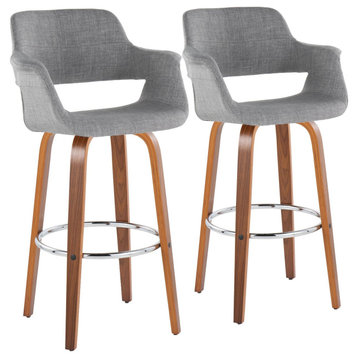 Vintage Flair 30" Fixed-Height Barstool, Set of 2