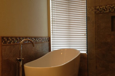Elegant bathroom photo in San Diego