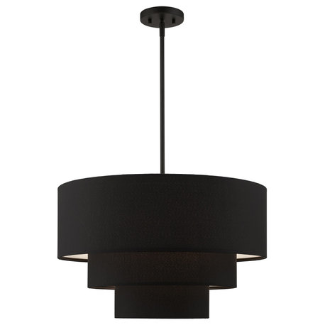 Bainbridge 4-Light Black Pendant Chandelier