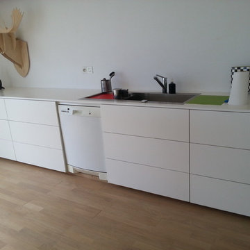 coin evier grande largeur en inox