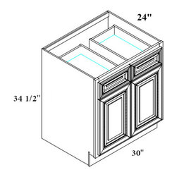 B30 White Shaker - Kitchen Cabinetry