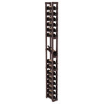Wine Racks America - 1 Column Display Row Wine Cellar Kit, Redwood, Walnut/Satin F - Make your best vintage the focal point of your wine cellar. High-reveal display rows create a more intimate setting for avid collectors wine cellars. Our wine cellar kits are constructed to industry-leading standards. You'll be satisfied. We guarantee it.